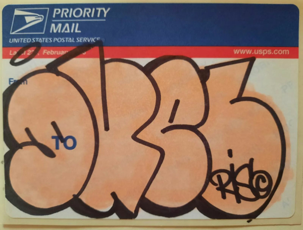 Handstyle sticker by Duel RIS